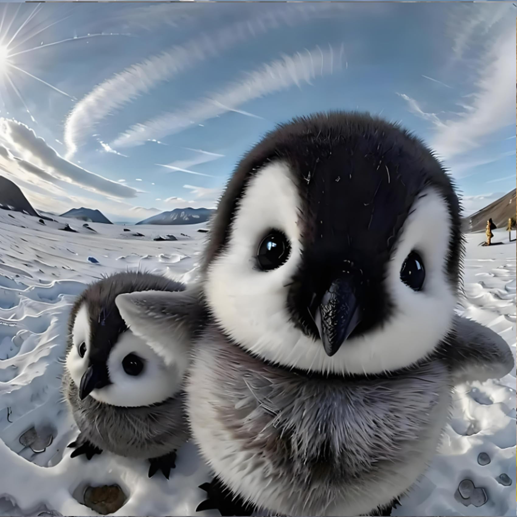 Realistic Plush Penguin