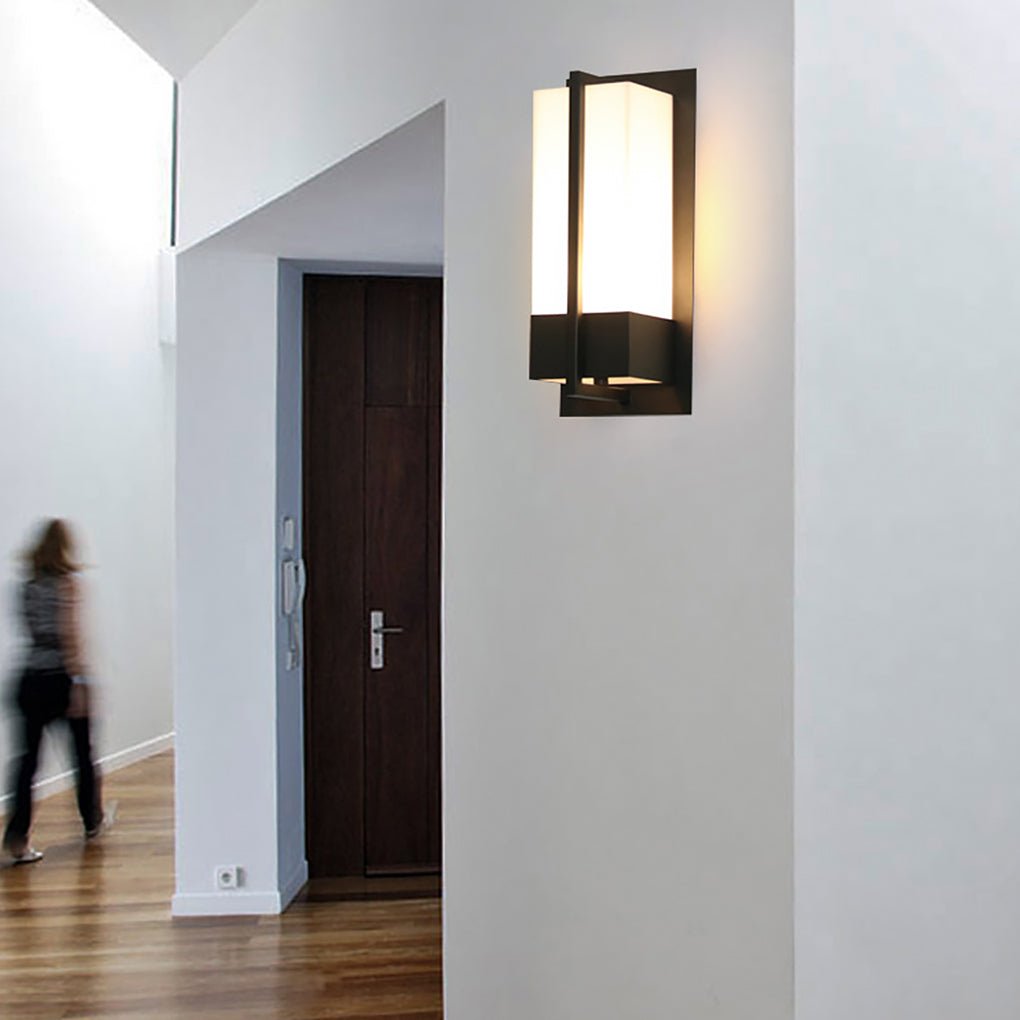Minimalist Outdoor Waterproof Warm Light LED Corridor Exterior Wall Lamp