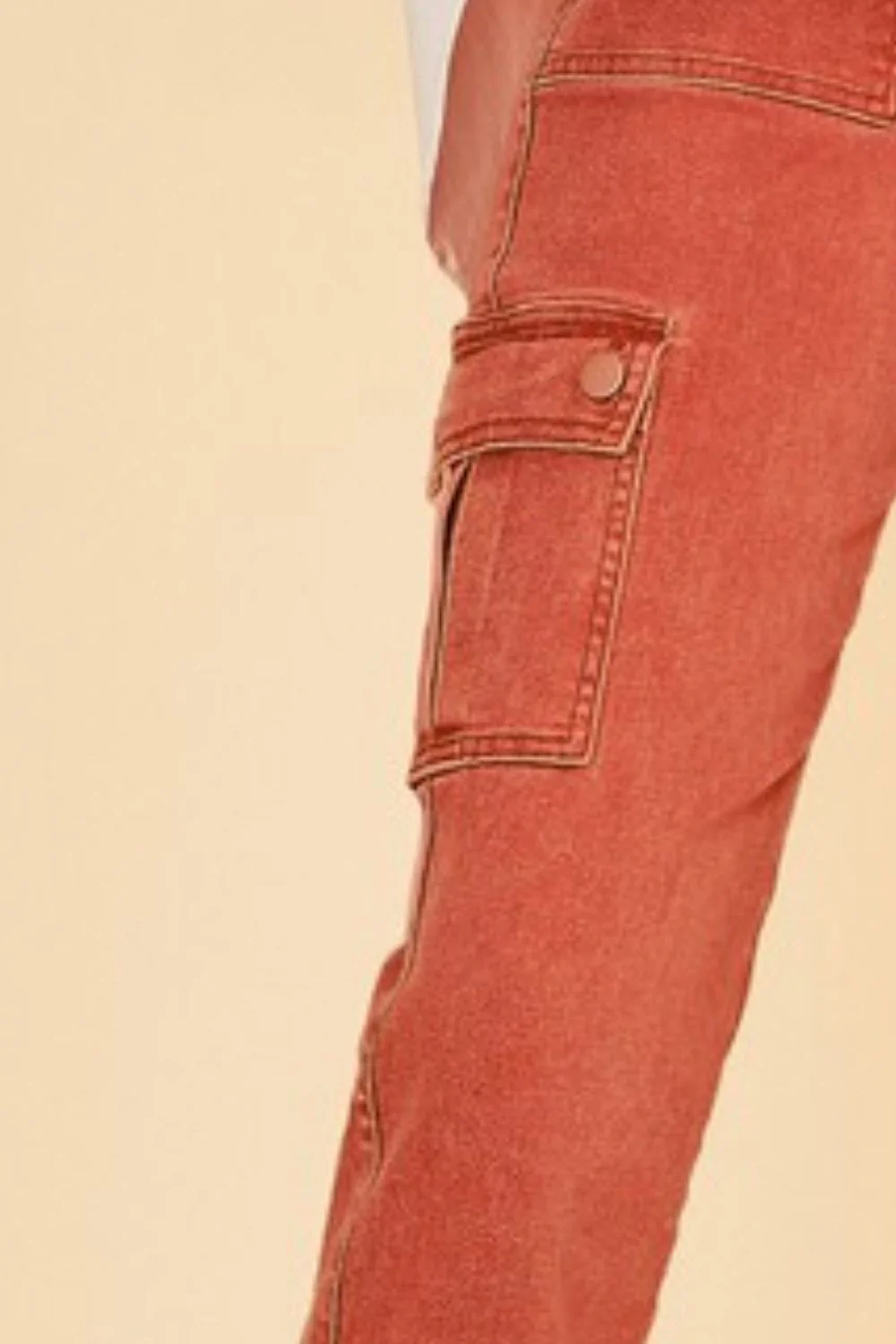 Wear Straight Leg Jeans with Cargo Pockets