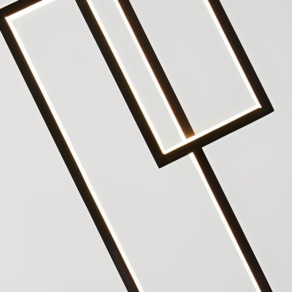 Mini Rectangular Three Step Dimming LED Minimalist Small Pendant Light