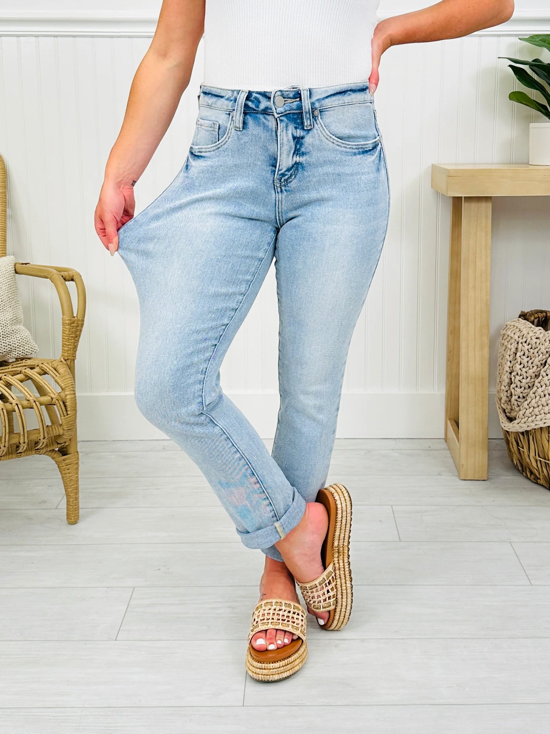 Mom Life MOCO Exclusive Design Mom Jeans With Tummy Control