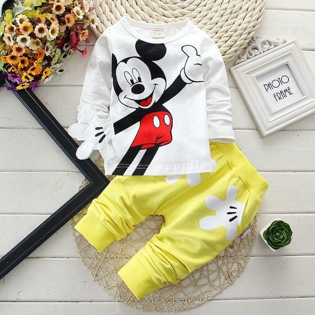 Cartoon Newborn Baby Boys Clothes Set
