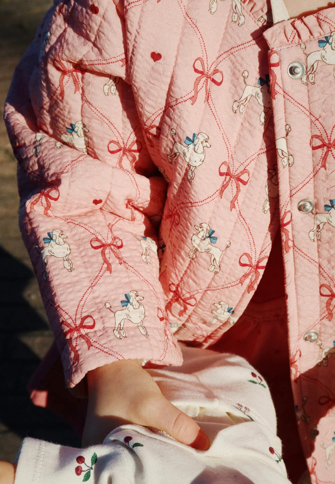 lunella quilted jacket gots - poodle