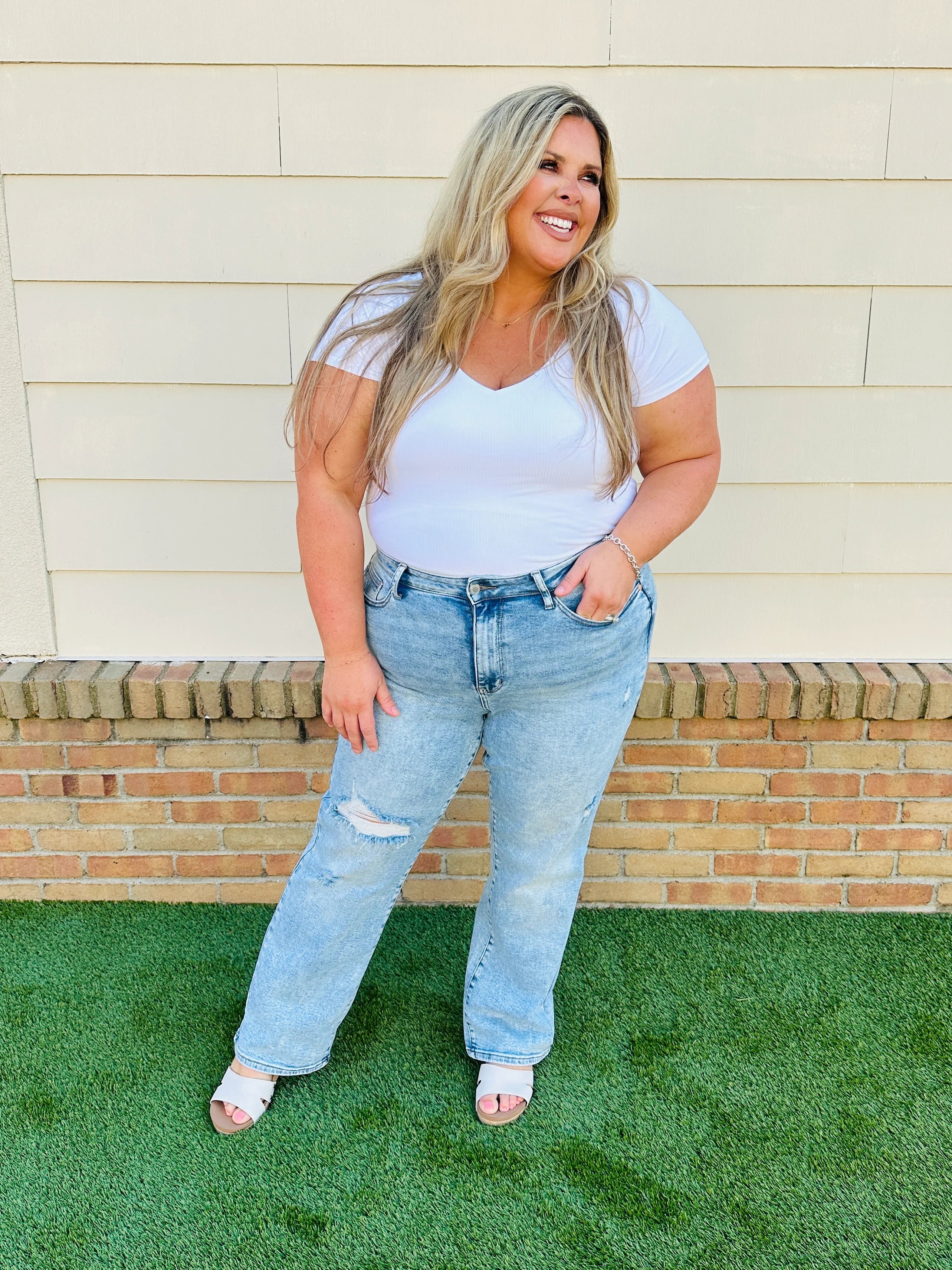 Judy Blue The Perfect Date Straight Jeans