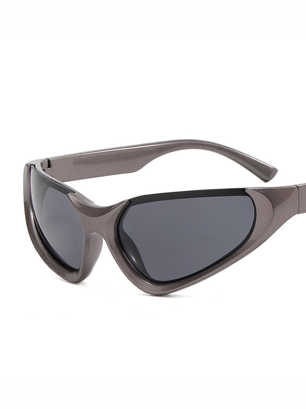 Geometric Sun-Protection Sunglasses Accessories