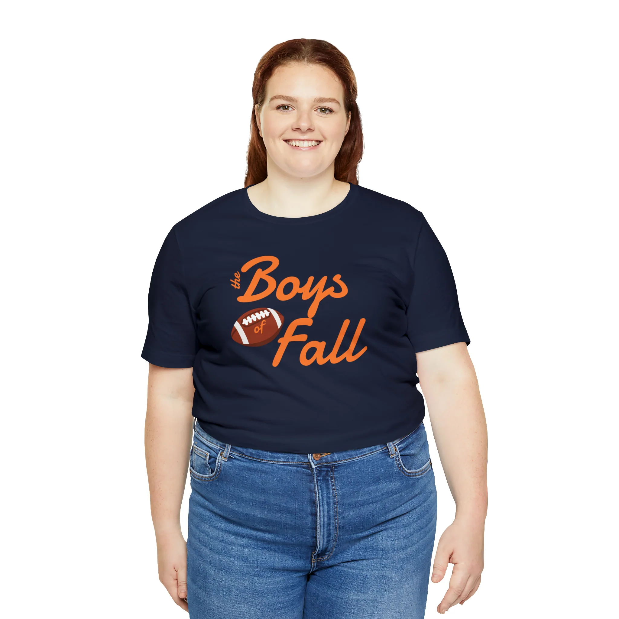 Boys of Fall Football Patch Unisex Softstyle T-Shirt
