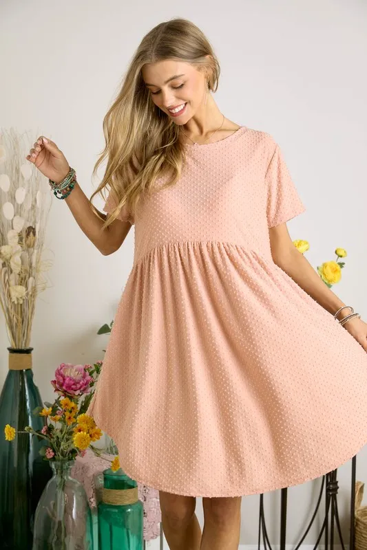Swiss Dot Babydoll Dress