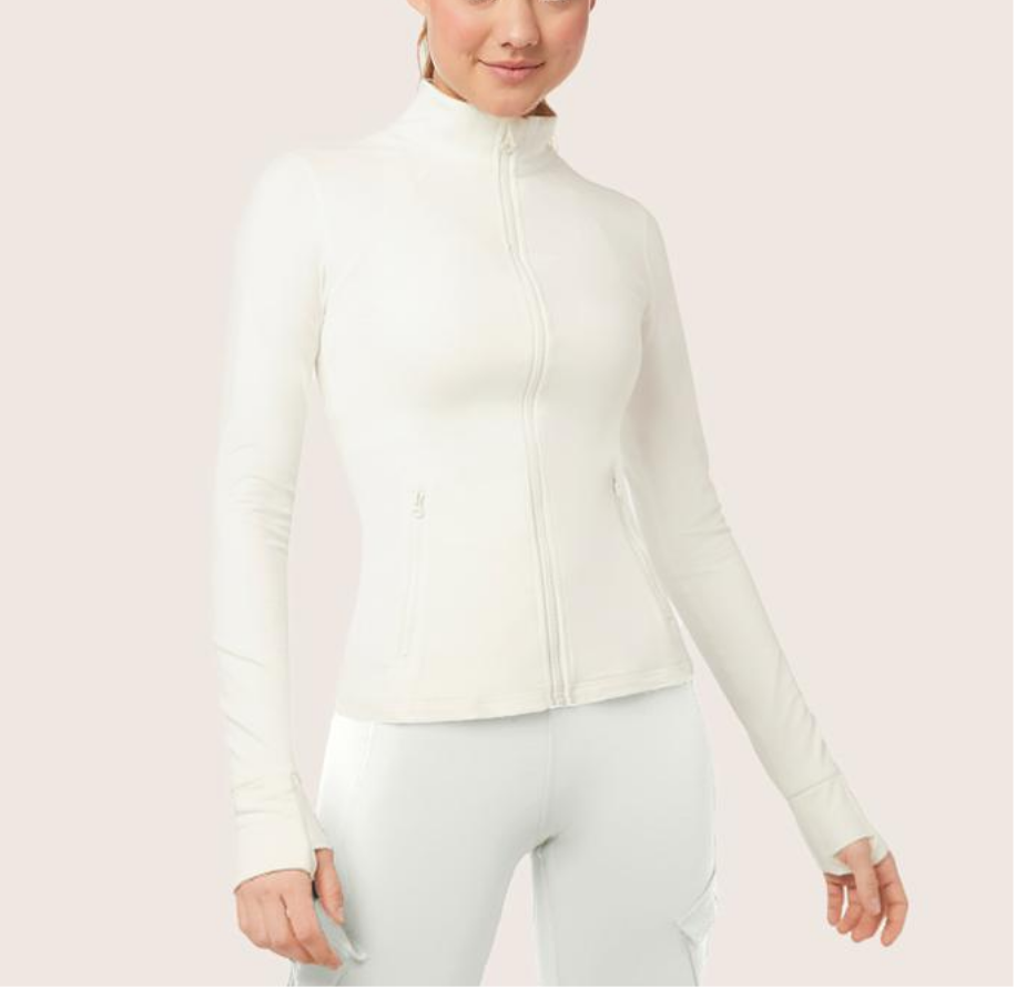 Crop Track Jacket & Leggings Set Activewear