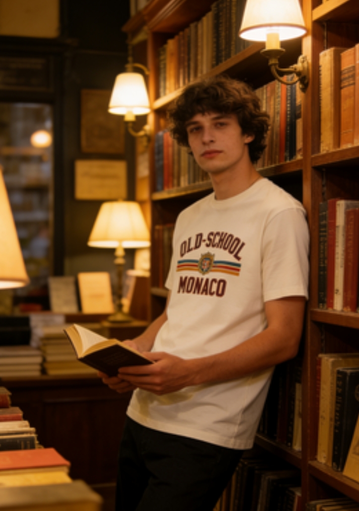 OLD-SCHOOL MONACO TEE | Vintage Vibe Essential