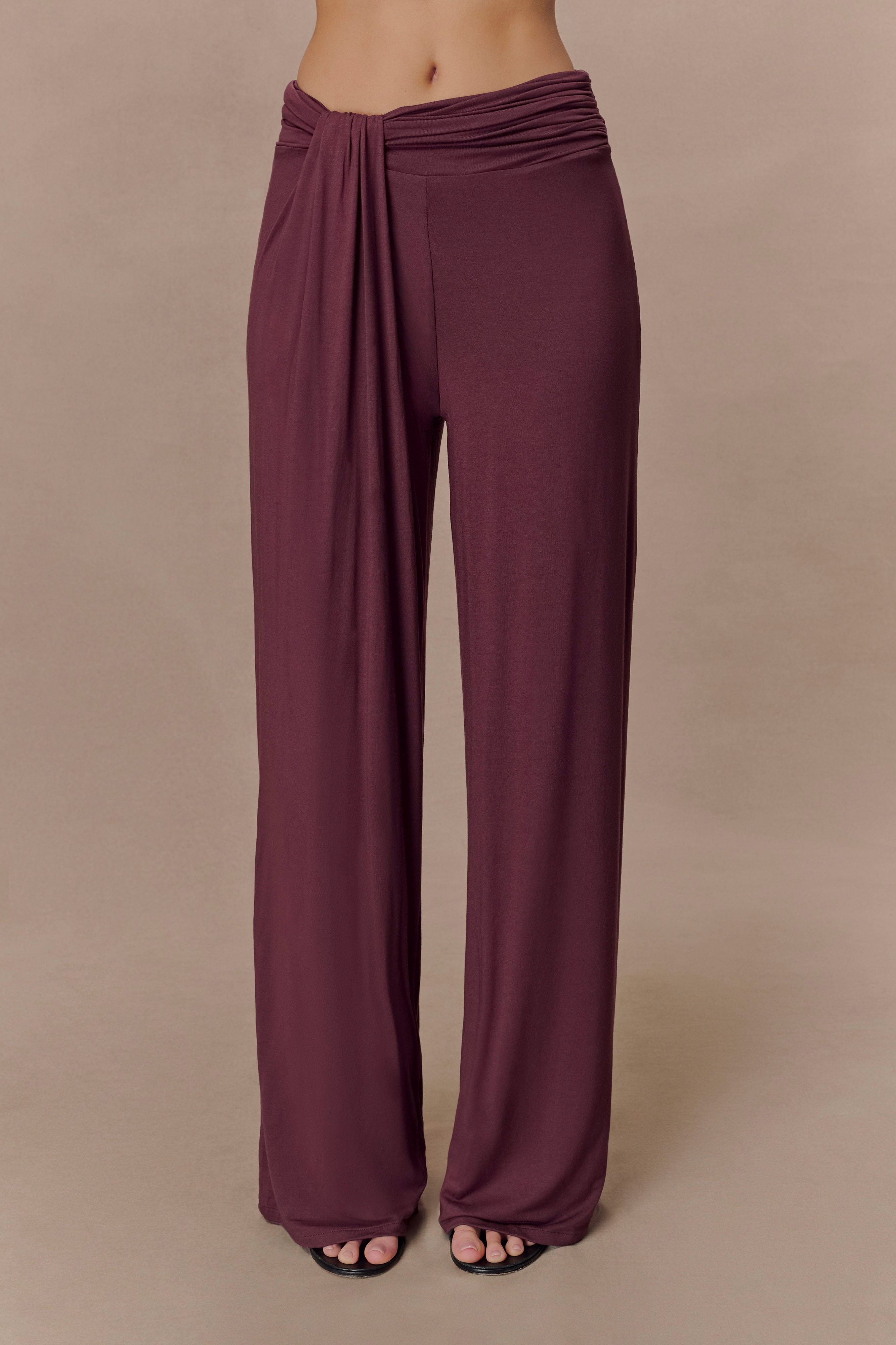 Mahogany Modal Straight Leg Pant