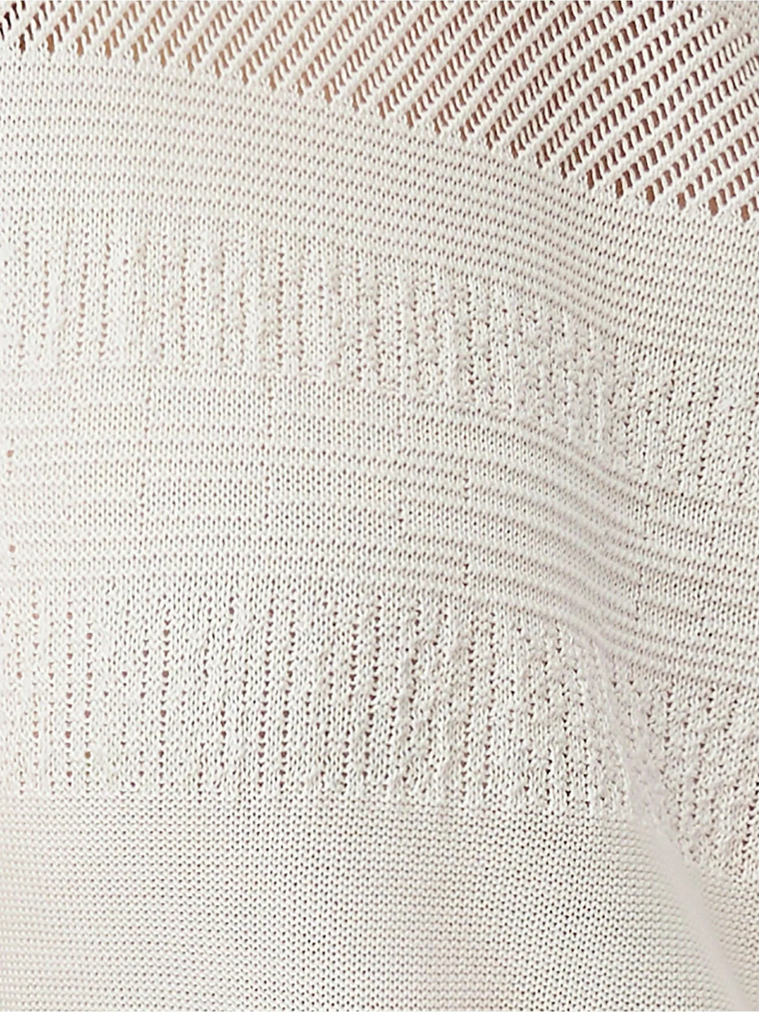 100% Lyocell Sleeveless Hollow Knit Top