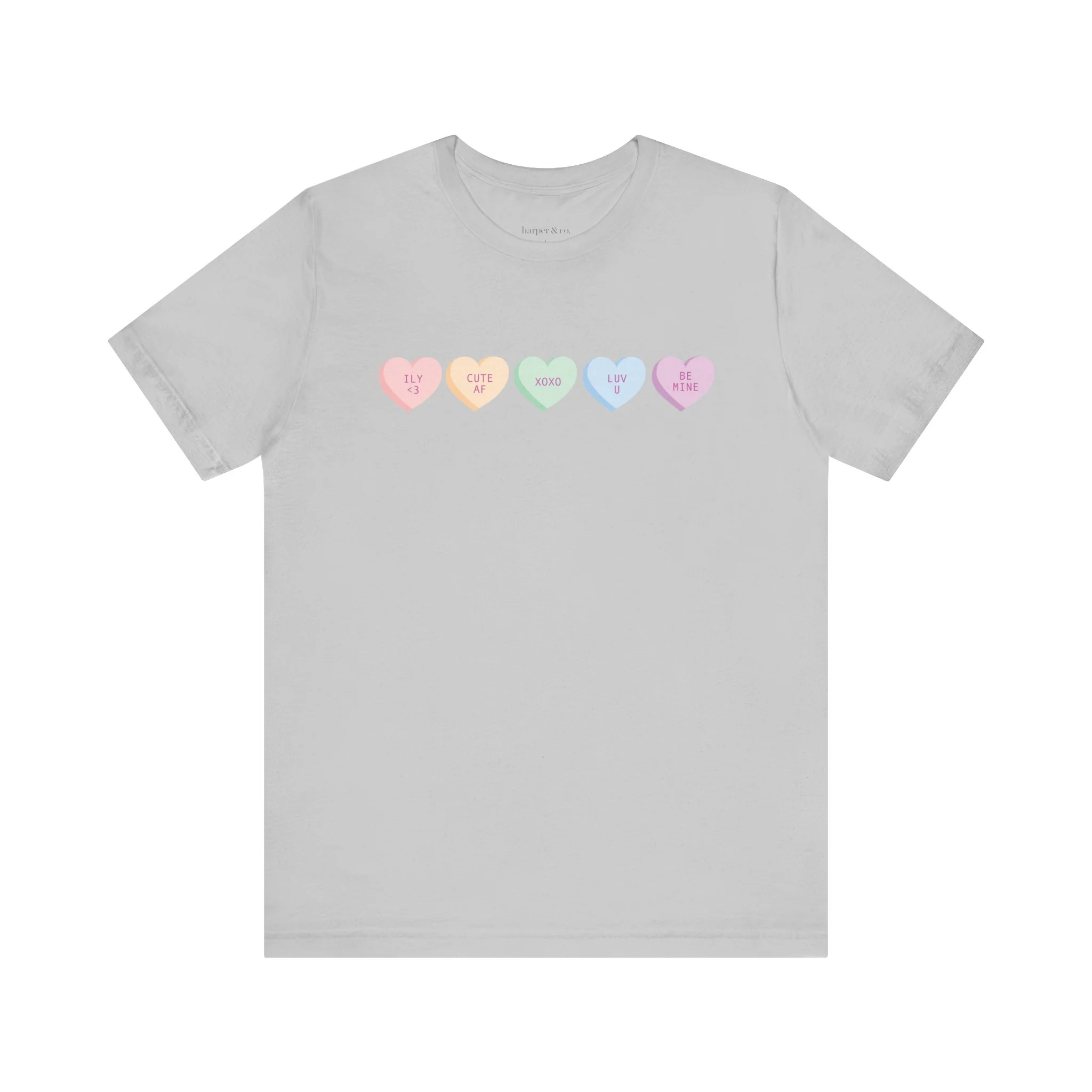 Convo Hearts Unisex Jersey Short Sleeve Tee