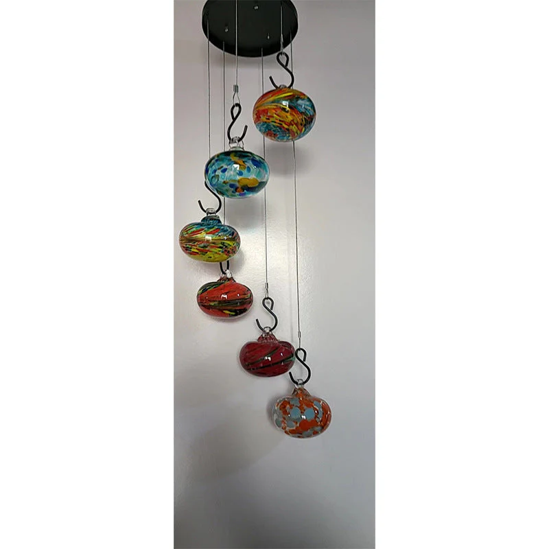 Vexlyt Glasses Wind Chime Hummingbird Feeder