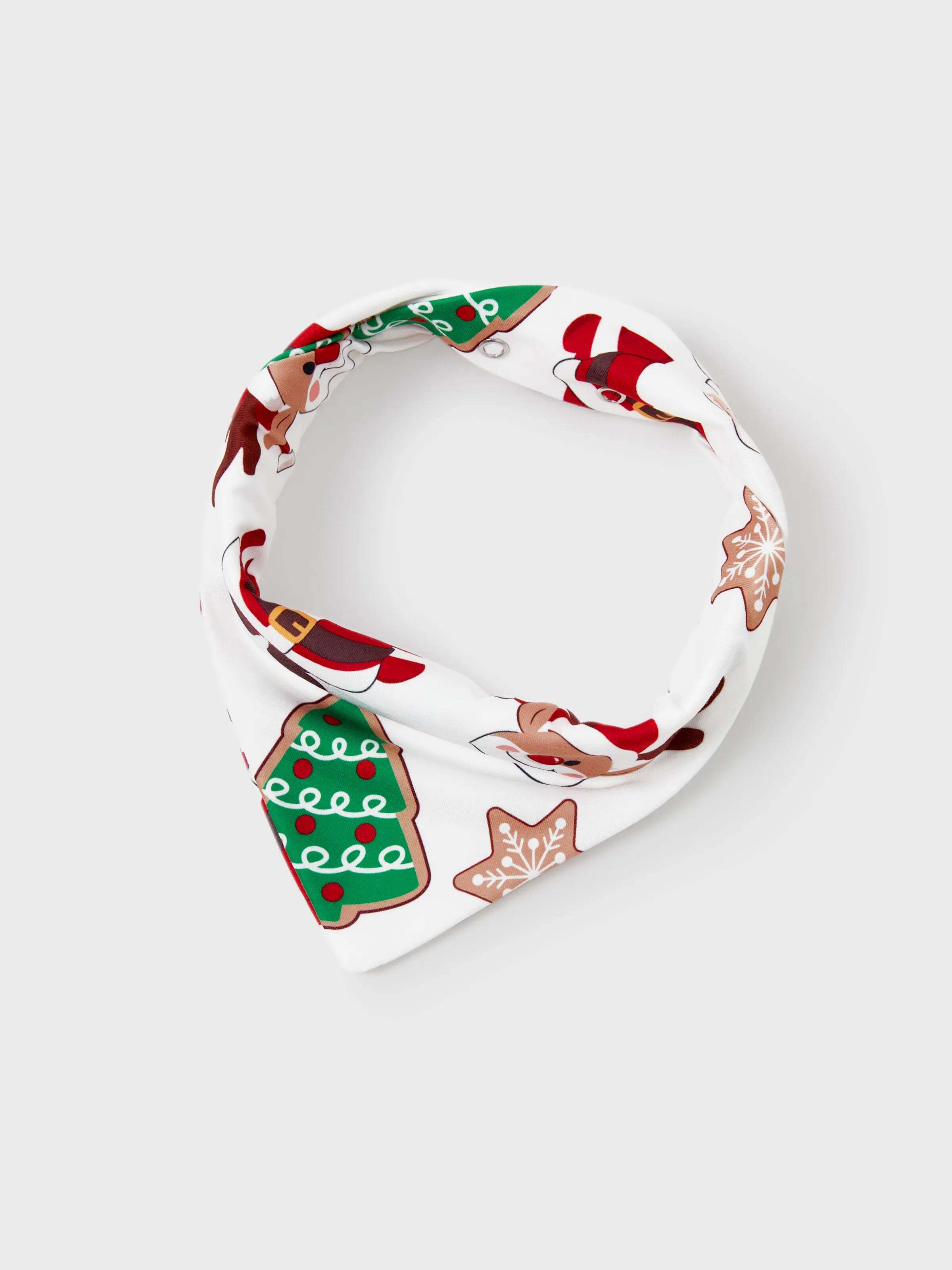 Christmas Matching Family Pajamas Set Glow In The Dark Santa Claus Christmas-themed Print PJS with Christmas Socks Color block