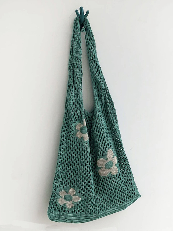 Original Creation Floral Weave Hollow Bags Accessories