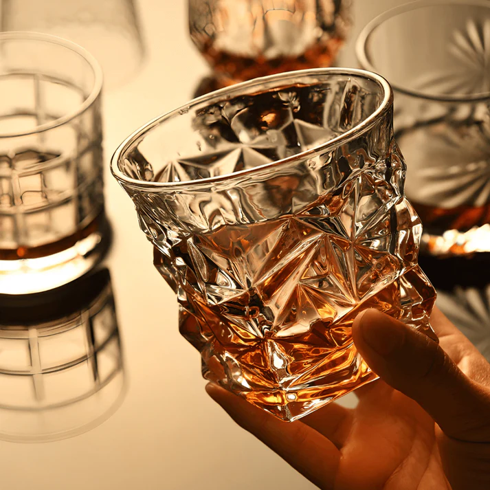 Japanese Crystal Whiskey Glasses 2-Pack