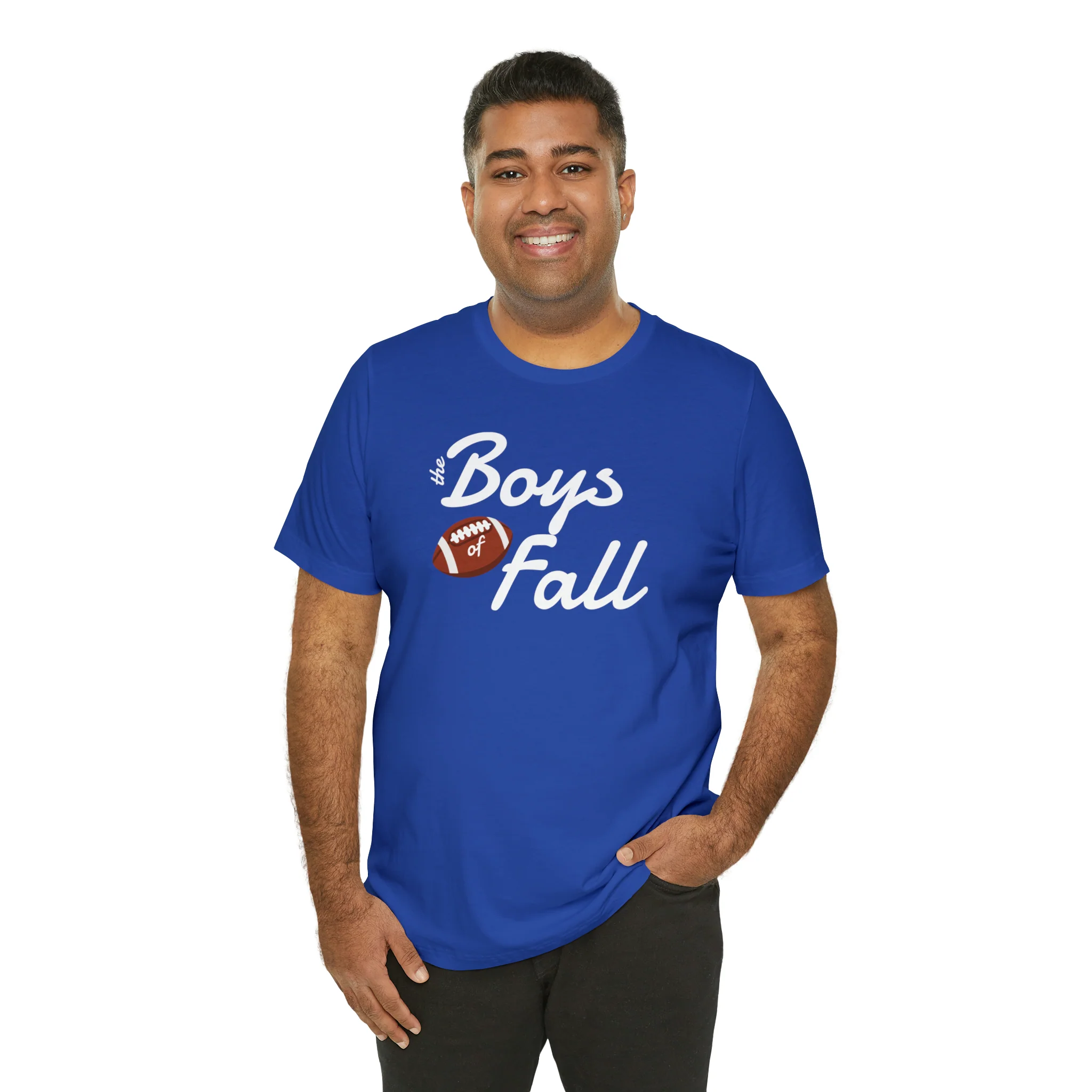 Boys of Fall Football Patch Unisex Softstyle T-Shirt