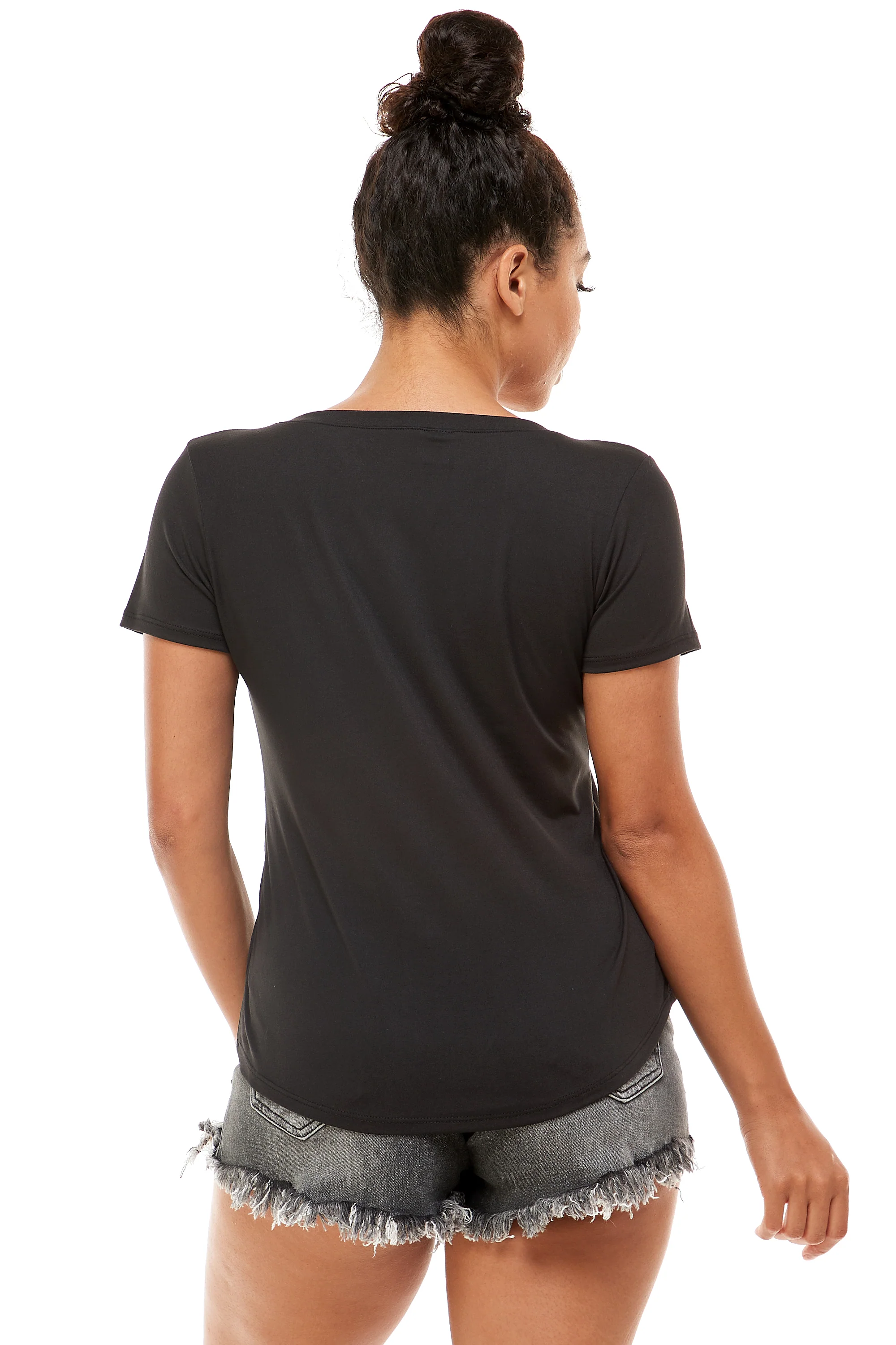 SUNSHINE AND WHISKEY SHORT SLEEVE V NECK SHIRT