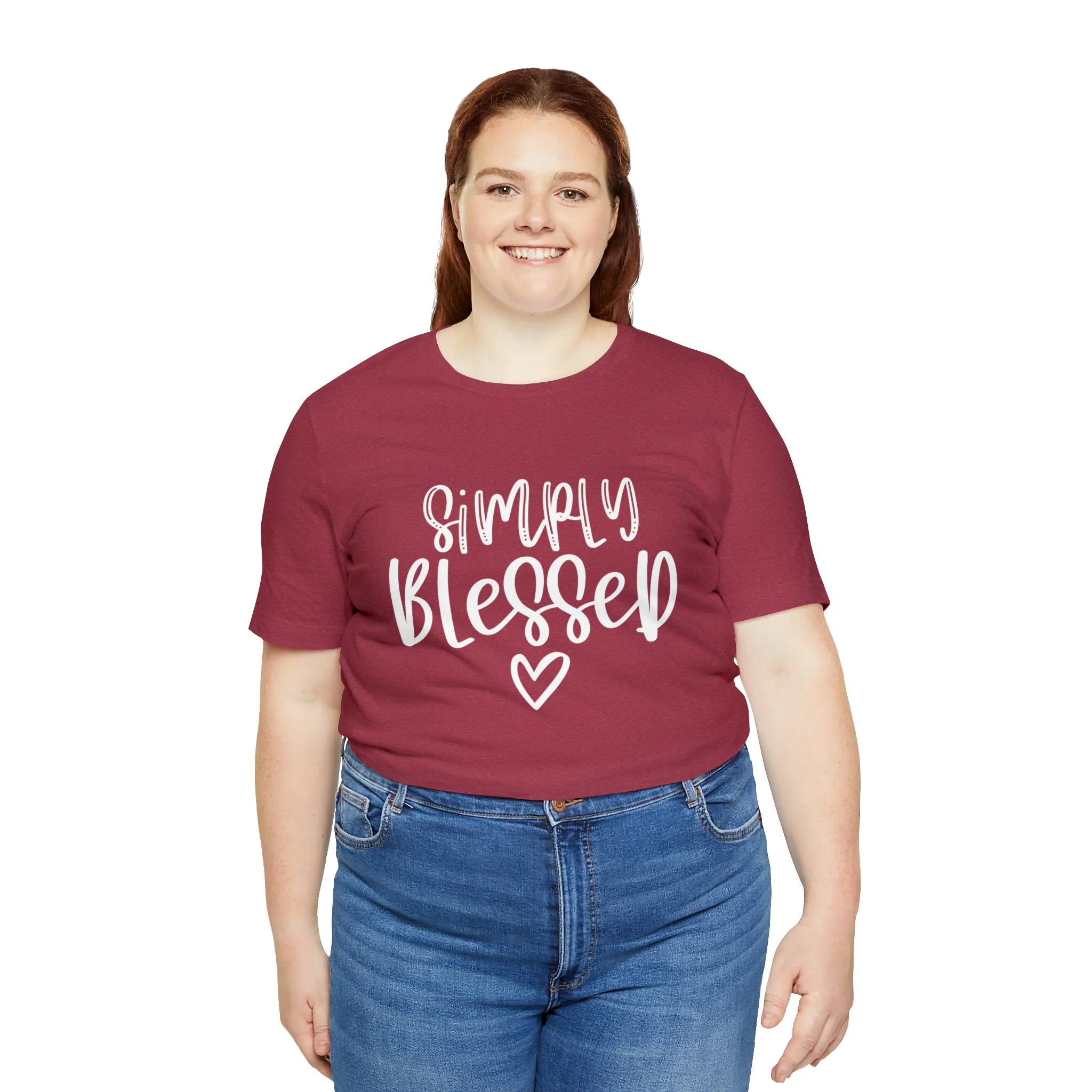 Simply Blessed Unisex Jersey Short Sleeve Tee