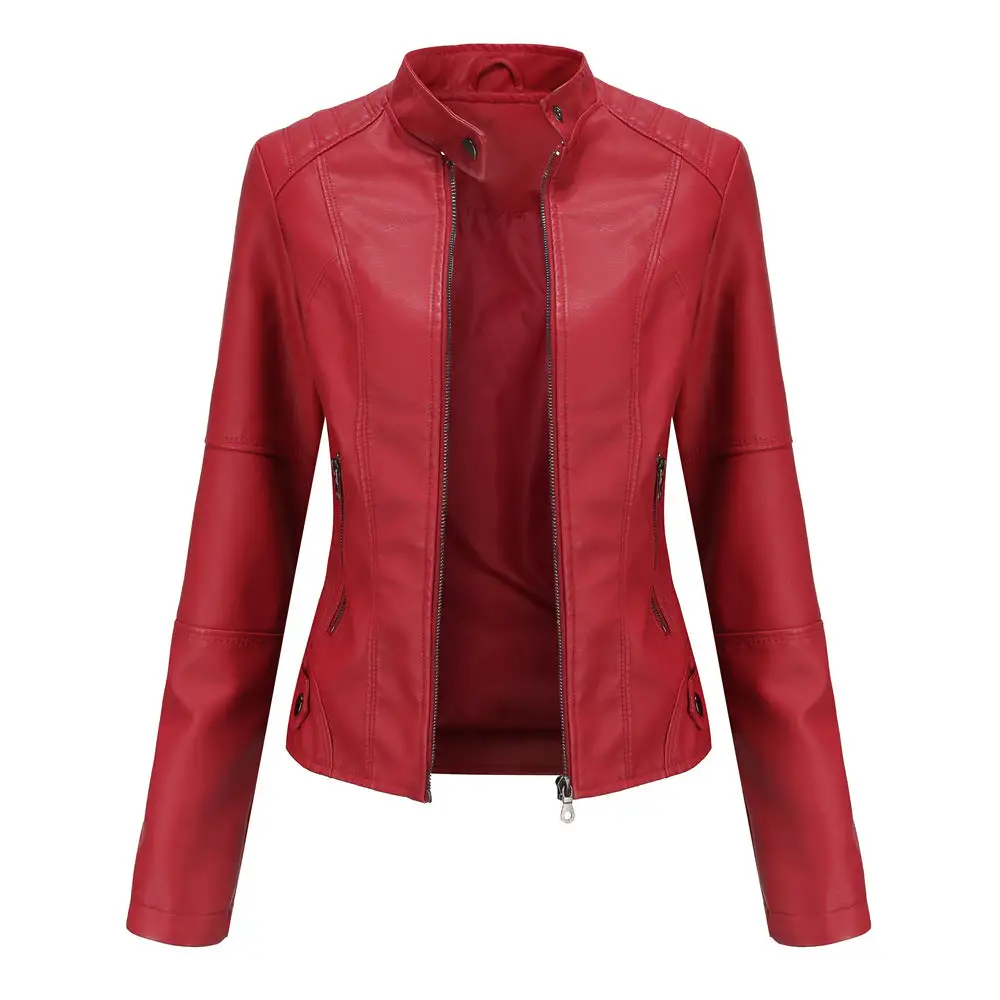 Women's Biker Leather Jacket