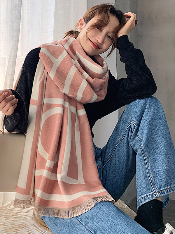 Imitation Cashmere Double-Sided Shawl