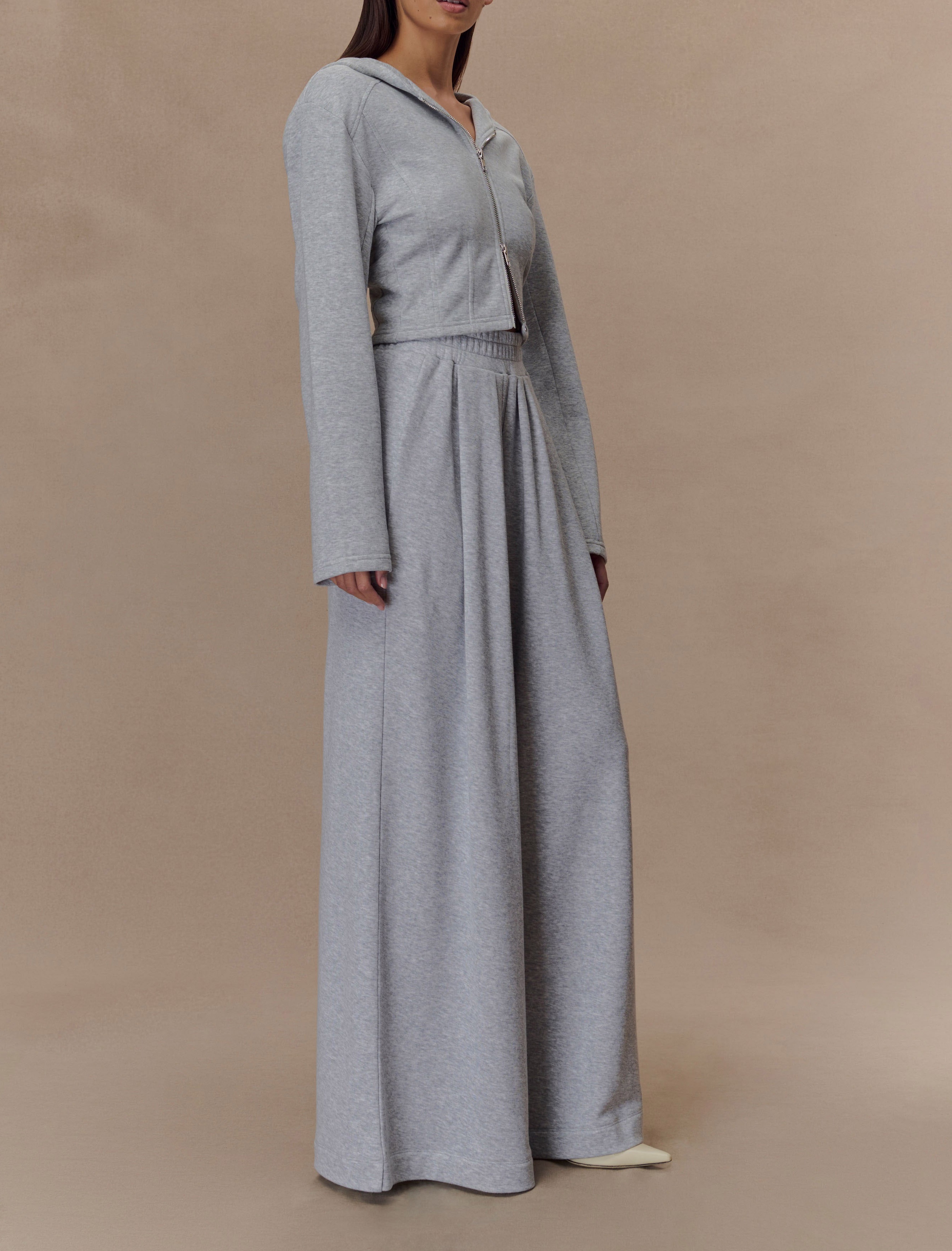 Marle Gathered Wide Leg Jogger