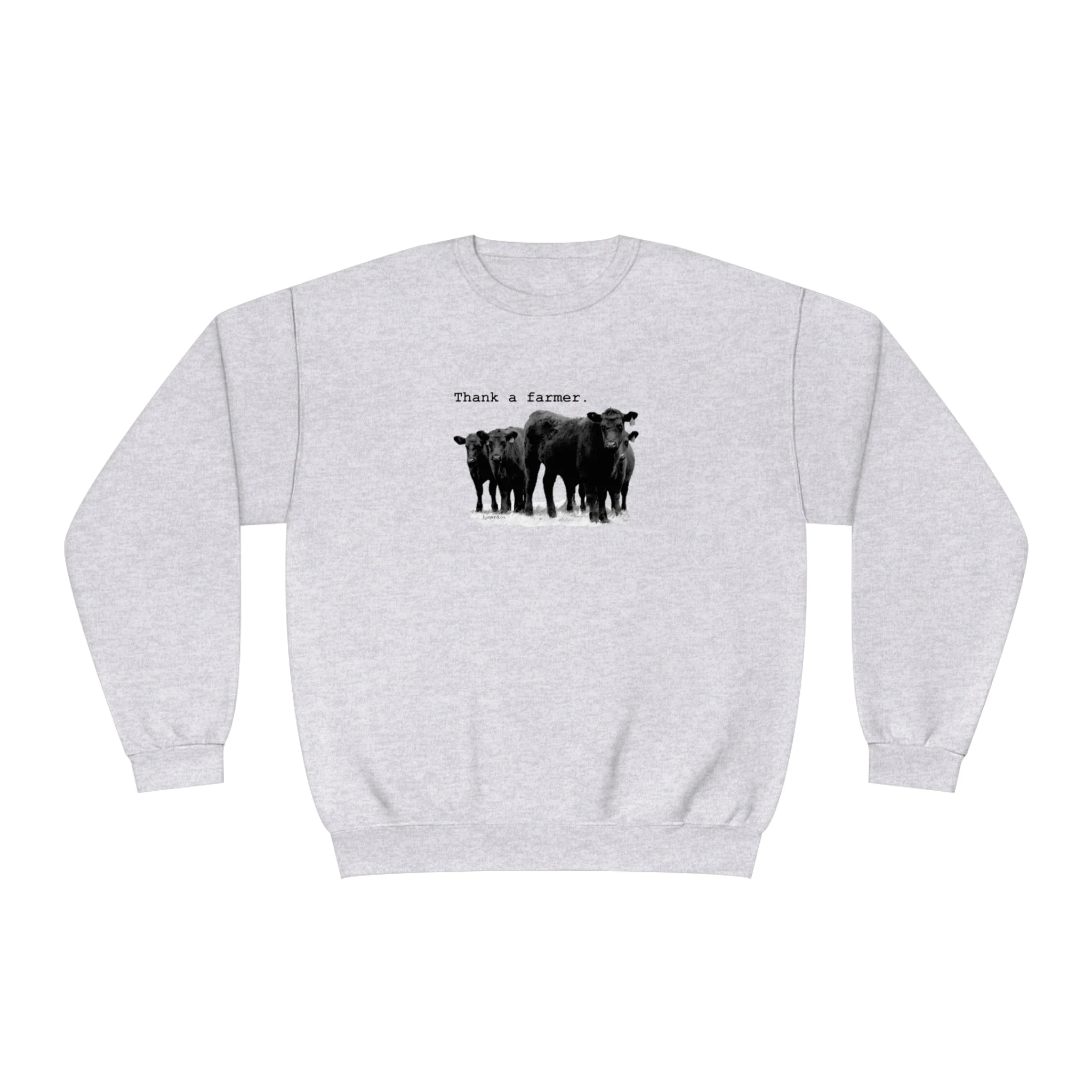 Thank a Farmer Cattle Unisex NuBlend? Crewneck Sweatshirt
