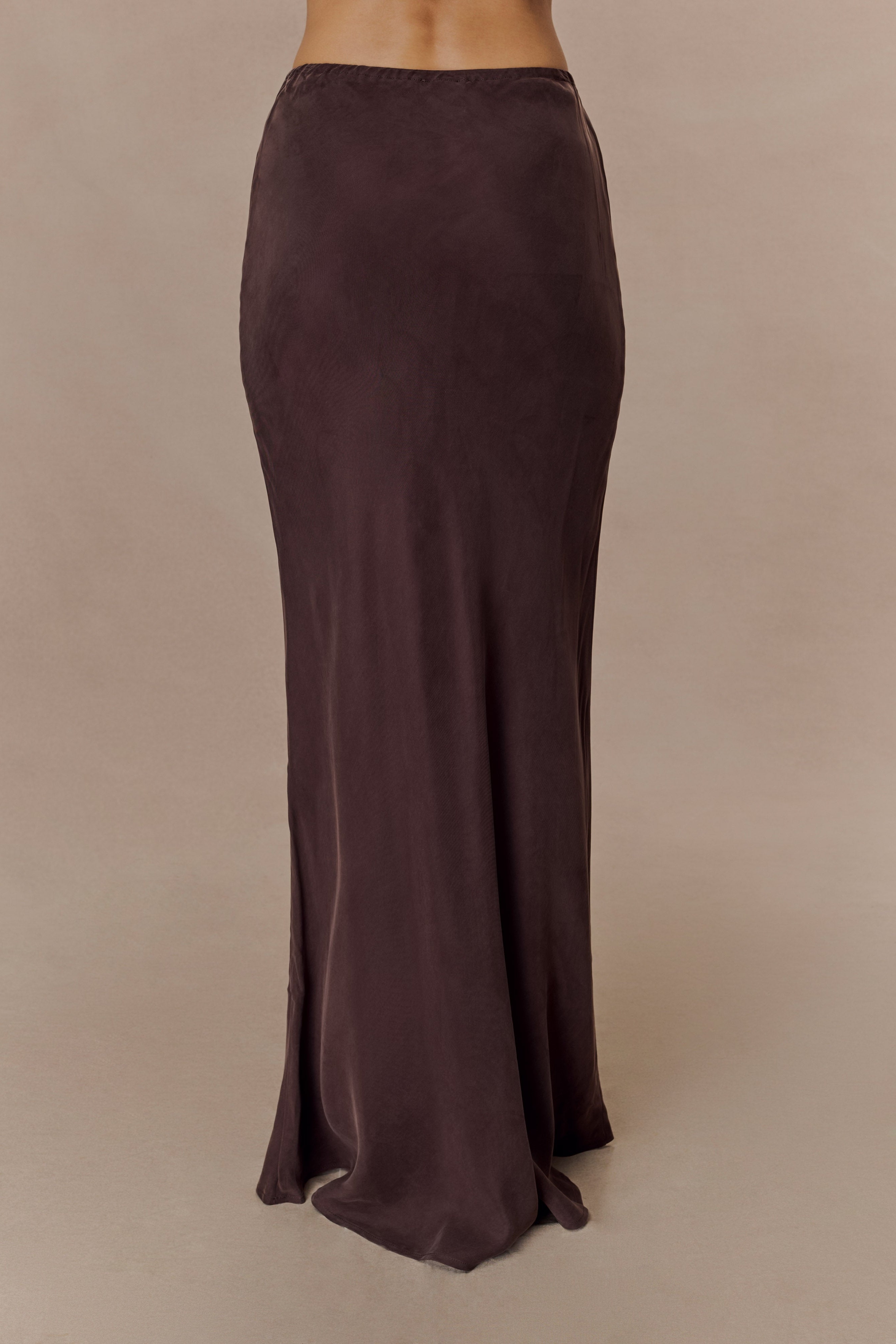 Chocolate Maxi Skirt