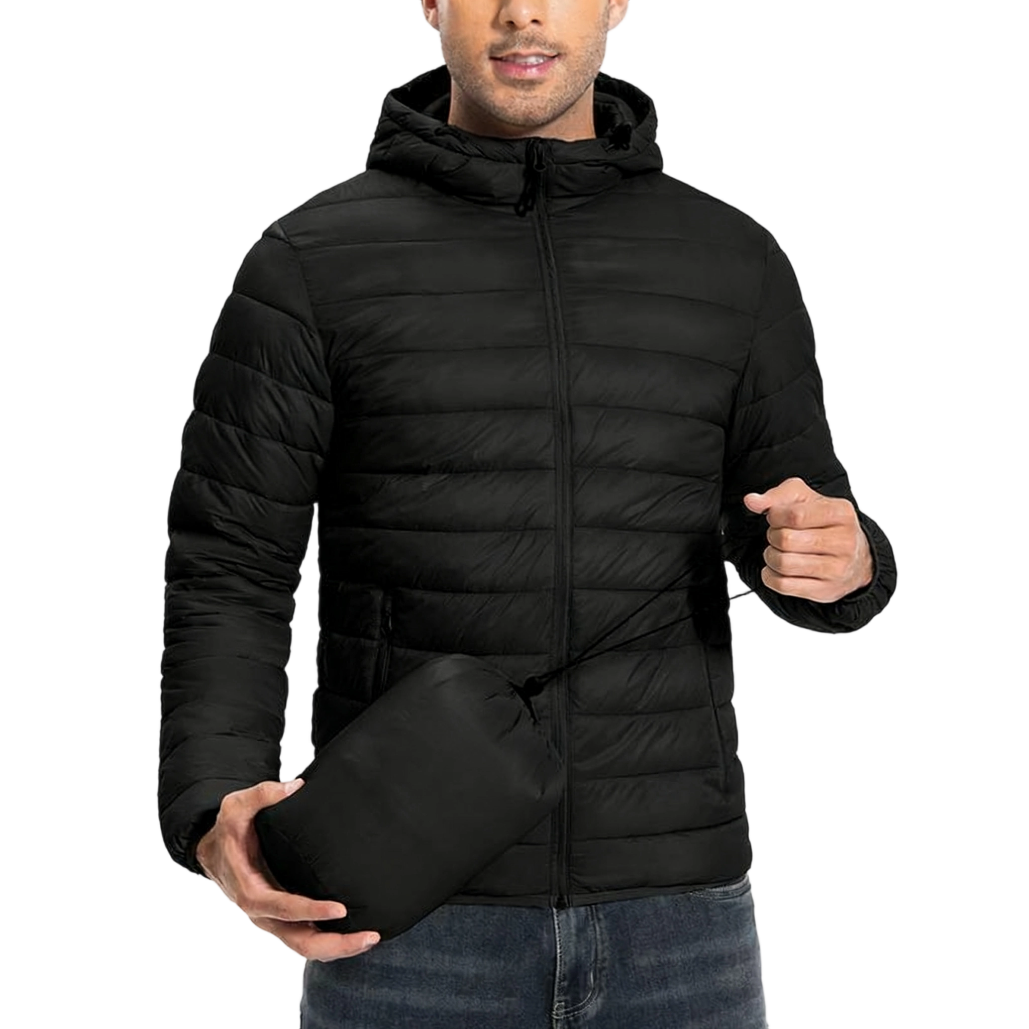 Men's Lightweight Packable Insulated Puffer Jacket