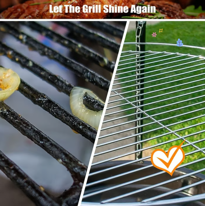 Outdoor BBQ Steam Cleaning Brush