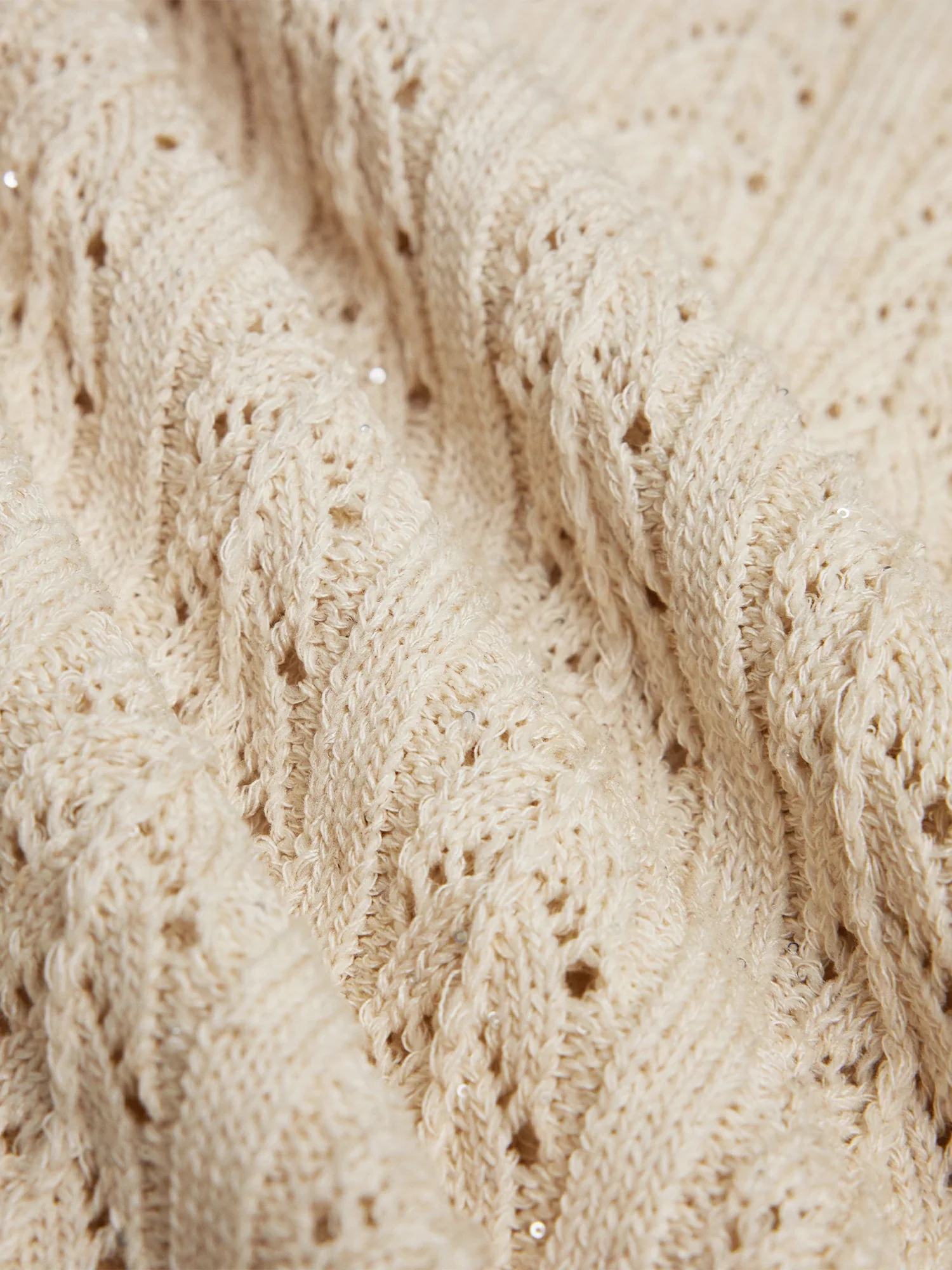 Lyocell Round Neck Sleeveless Sequined Dress