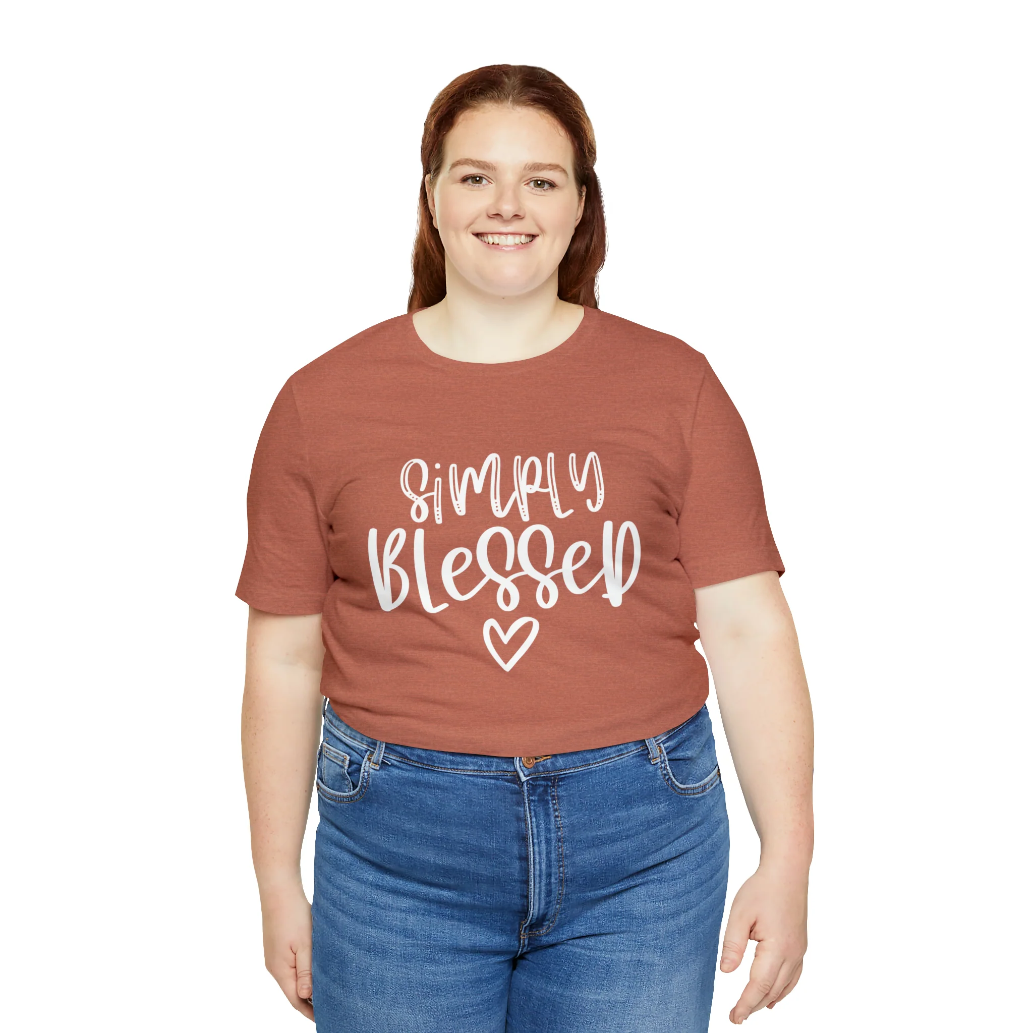 Simply Blessed Unisex Jersey Short Sleeve Tee