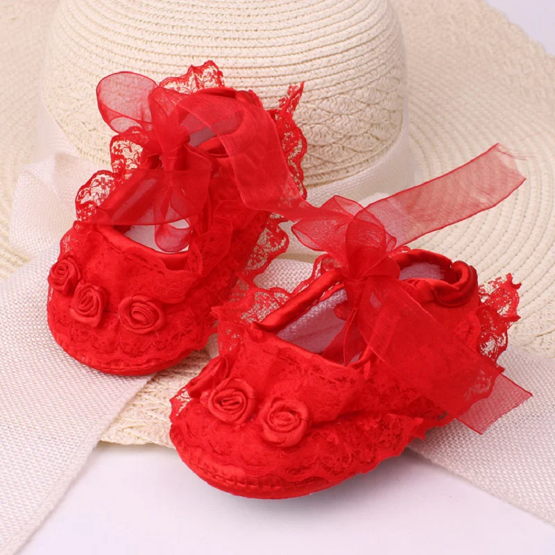 New Princess Baby Girls Cute Lace Shoes