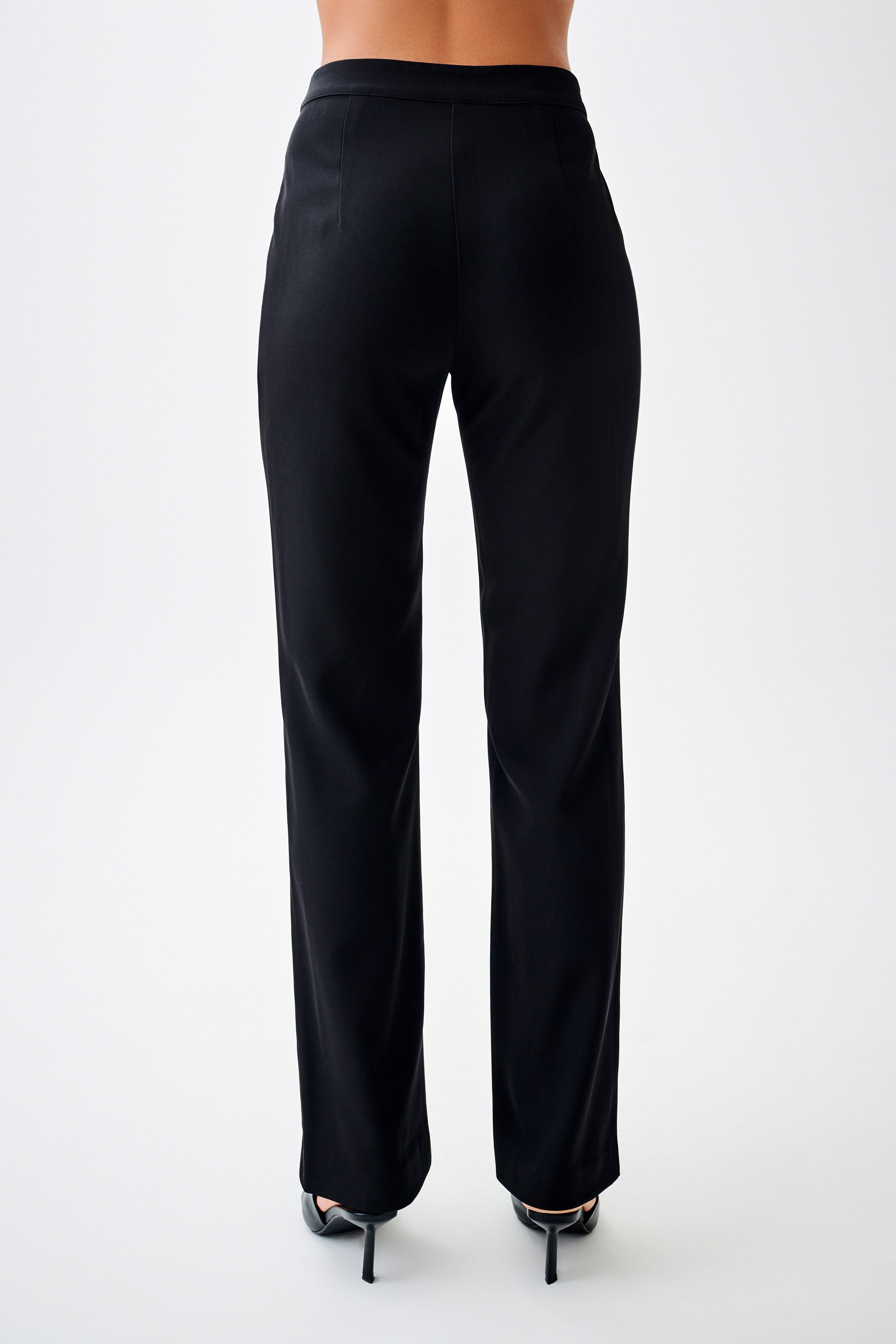 Black Straight Leg Pant