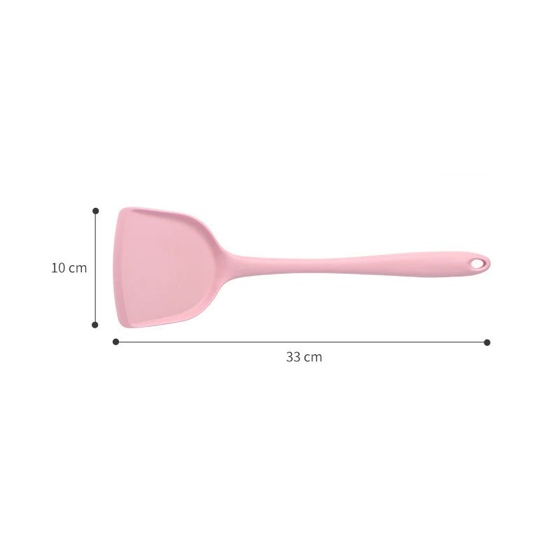 Green-Pink Silicone Kitchen Utensil Set