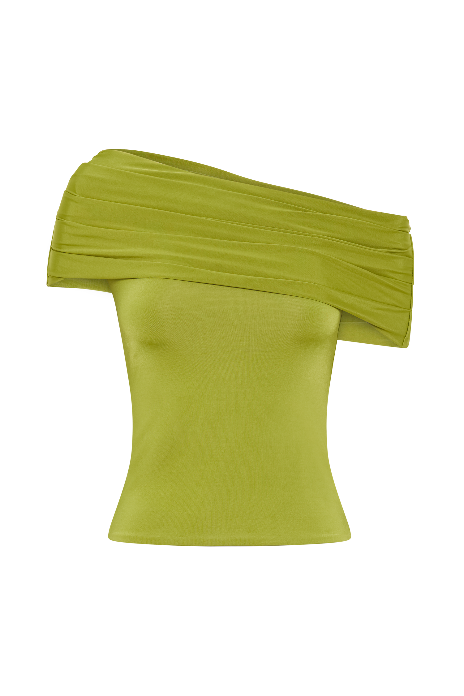 Apple Off Shoulder Slinky Top