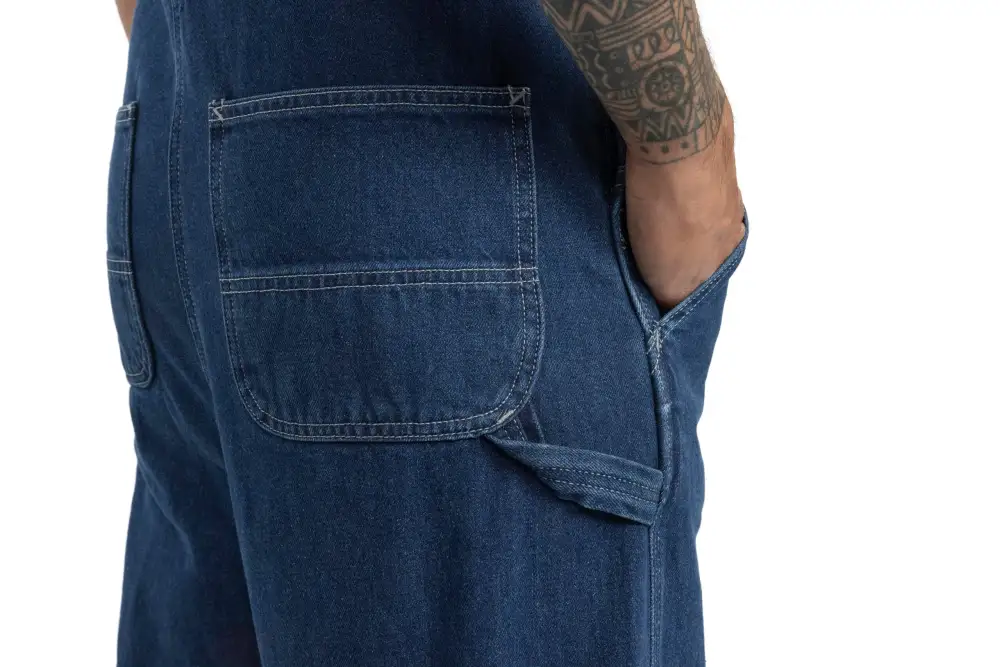 🔥Best-Selling Men’s Denim Bib Overalls – Heavy-Duty Workwear with Adjustable Straps & Tool Pockets