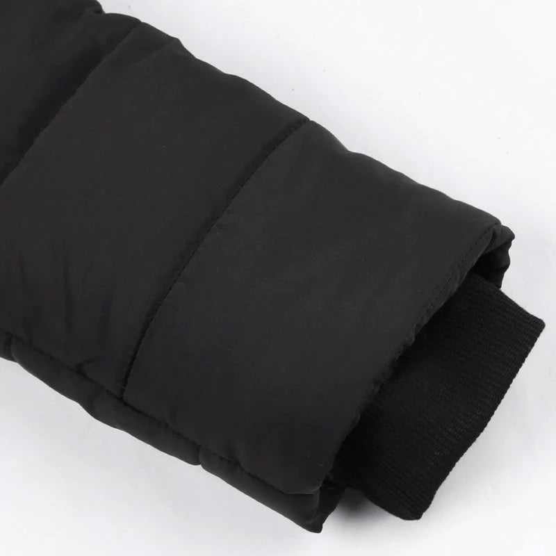 Women's hooded coat with plush lining