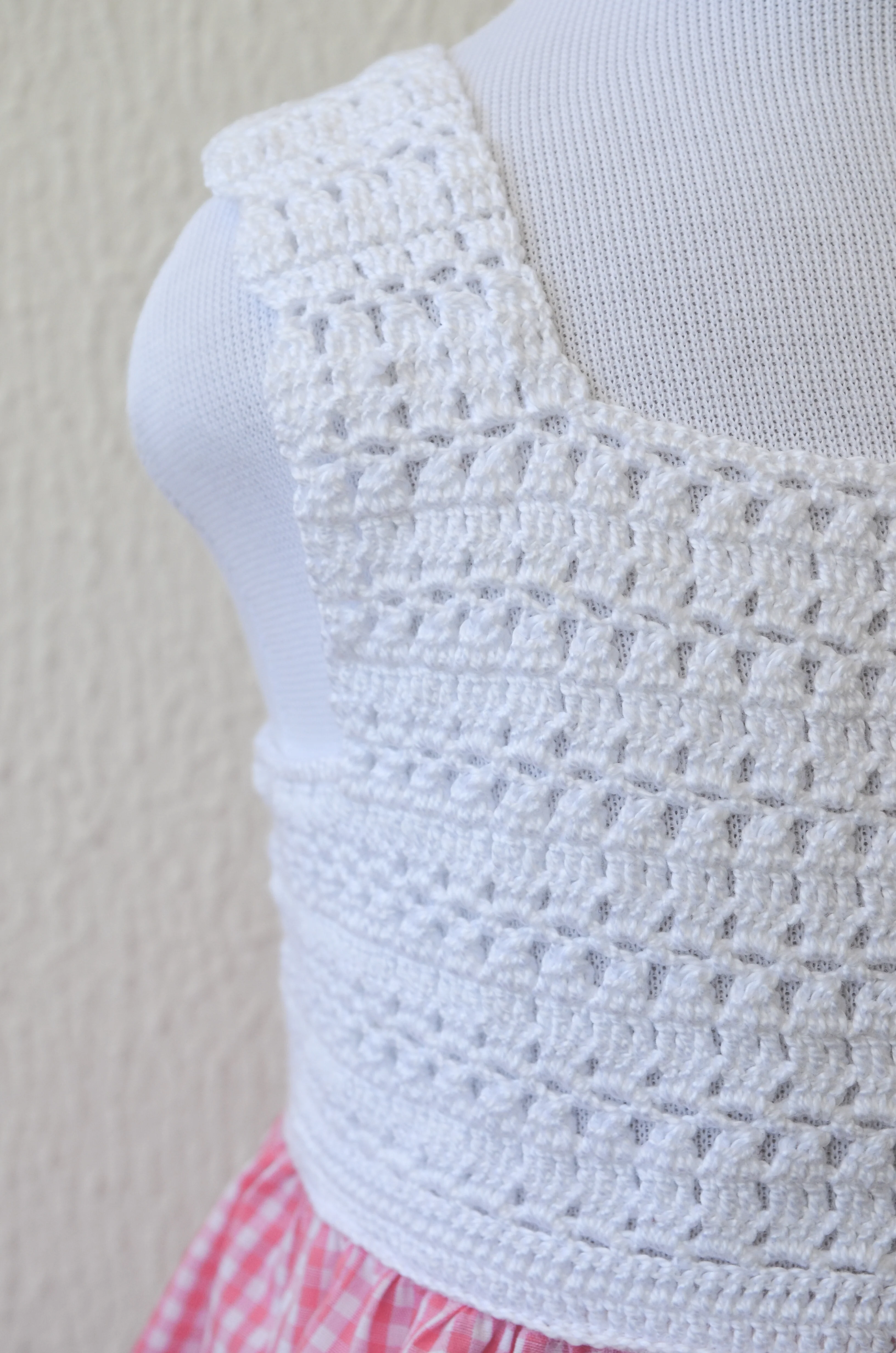 Pink Gingham Baby Dress