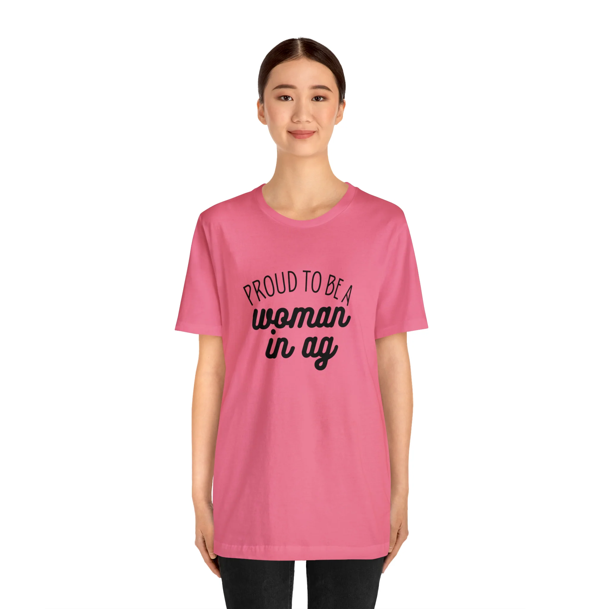 Woman in Ag Unisex Jersey Short Sleeve Tee